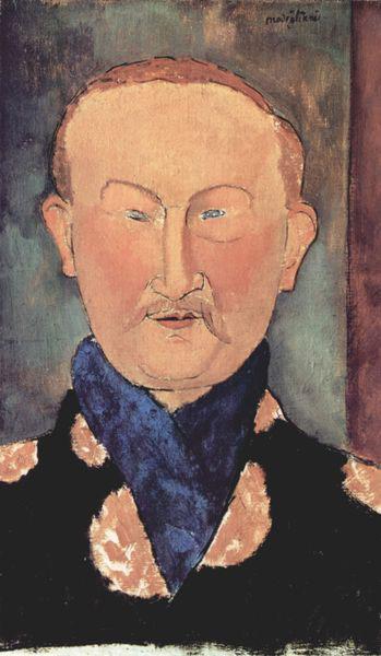 Amedeo Modigliani Portrat des Leon Bakst